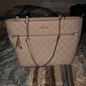 [SOLD] Guess Blush Pink Quilted Tote